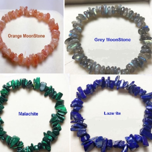 Genuine Stone Boho Stacking Bracelets - Picture 5 of 5